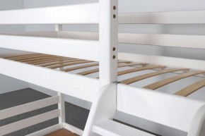 АДЕЛЬ Кровать двухъярусная с наклонной лестницей (белый) в Соликамске - solikamsk.ok-mebel.com | фото 6