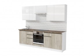 АНТИКА Кухонный гарнитур Базис (2400 мм) в Соликамске - solikamsk.ok-mebel.com | фото 4