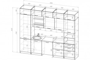АНТИКА Кухонный гарнитур Экстра 5 (3000 мм) в Соликамске - solikamsk.ok-mebel.com | фото 2