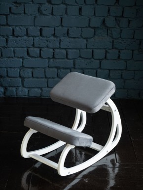 Балансирующий коленный стул Конёк Горбунёк (Белый) в Соликамске - solikamsk.ok-mebel.com | фото 3