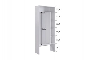 БАСКО Прихожая К11 (кашемир) в Соликамске - solikamsk.ok-mebel.com | фото 6