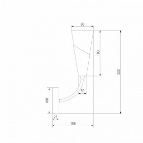 Бра Eurosvet Rhyton 60167/1 латунь в Соликамске - solikamsk.ok-mebel.com | фото 5