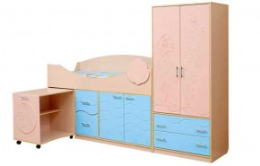Набор мебели для детской Юниор -12.2 (700*1860) МДФ матовый в Соликамске - solikamsk.ok-mebel.com | фото
