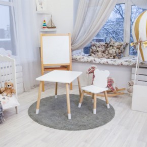 Детский комплект стол и стул «Мишка» Rolti Baby (белый/береза, массив березы/мдф) в Соликамске - solikamsk.ok-mebel.com | фото 3