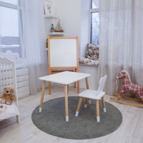 Детский комплект стол и стул «Мишка» Rolti Baby (белый/береза, массив березы/мдф) в Соликамске - solikamsk.ok-mebel.com | фото 4