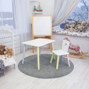 Детский комплект стол и стул «Звезда» Rolti Baby (белый/цветной, массив березы/мдф) в Соликамске - solikamsk.ok-mebel.com | фото 2