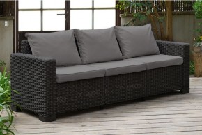 Диван Калифорния 3-х местный (California 3 Sofa), графит в Соликамске - solikamsk.ok-mebel.com | фото