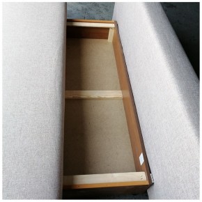 Диван-кровать Комфорт без подлокотников BALTIC AZURE (2 подушки) в Соликамске - solikamsk.ok-mebel.com | фото 6