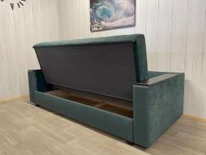 Диван Престиж-15 (НПБ+МДФ) велюр Sensey bottle green в Соликамске - solikamsk.ok-mebel.com | фото 5