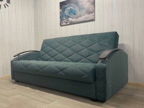 Диван Престиж-16 (НПБ+МДФ) велюр Sensey bottle green в Соликамске - solikamsk.ok-mebel.com | фото 4