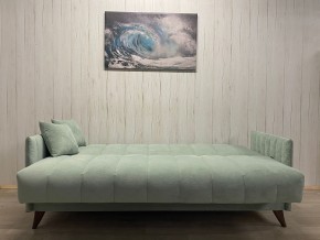 Диван Престиж-3 (НПБ) велюр Sensey mist green в Соликамске - solikamsk.ok-mebel.com | фото 3