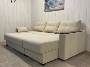 Диван угловой Комфорт-3 (НПБ+МДФ) велюр Luma 01 в Соликамске - solikamsk.ok-mebel.com | фото 4