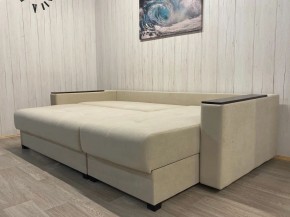 Диван угловой Комфорт-3 (НПБ+МДФ) велюр Luma 01 в Соликамске - solikamsk.ok-mebel.com | фото 5