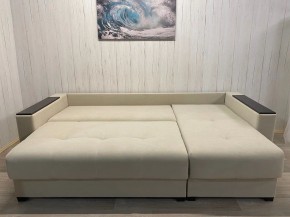 Диван угловой Комфорт-3 (НПБ+МДФ) велюр Luma 01 в Соликамске - solikamsk.ok-mebel.com | фото 6