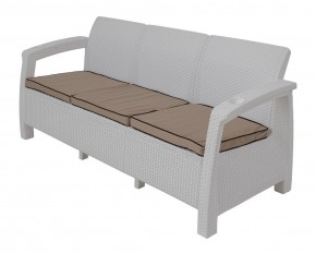 Диван Yalta Premium Sofa 3 Set (Ялта) белый (+подушки под спину) в Соликамске - solikamsk.ok-mebel.com | фото