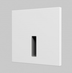 DK1030-WH Светильник встраиваемый в стену, IP 20, LED 3000K, 3 Вт, белый, алюминий в Соликамске - solikamsk.ok-mebel.com | фото