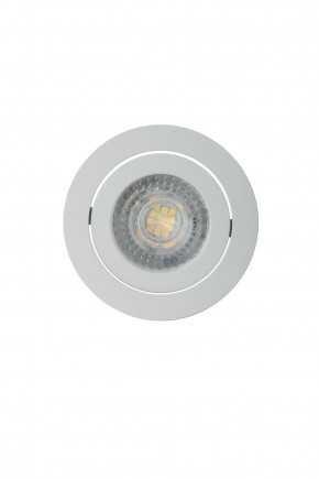 DK2017-WH Встраиваемый светильник, IP 20, 50 Вт, GU10, белый, алюминий в Соликамске - solikamsk.ok-mebel.com | фото