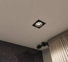 DK2061-BK Встраиваемый светильник IP 20, до 15 Вт, GU10, LED, черный, алюминий в Соликамске - solikamsk.ok-mebel.com | фото 4