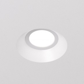DK2081-WH Встраиваемый точечный светильник для натяжных ПВХ потолков INVIZ, IP 20, до 9 Вт, GU10, LED, белый, ABS-пластик в Соликамске - solikamsk.ok-mebel.com | фото
