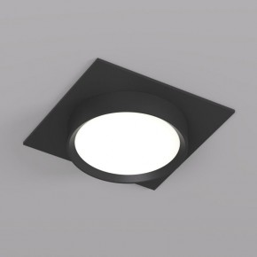 DK2091-BK Встраиваемый светильник FLAT, IP 20, до 15 Вт, GX53, LED, черный, алюминий в Соликамске - solikamsk.ok-mebel.com | фото