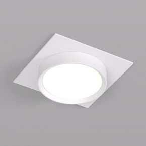 DK2091-WH Встраиваемый светильник FLAT, IP 20, до 15 Вт, GX53, LED, белый, алюминий в Соликамске - solikamsk.ok-mebel.com | фото