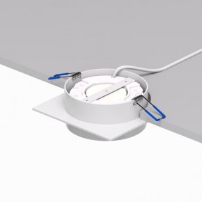 DK2091-WH Встраиваемый светильник FLAT, IP 20, до 15 Вт, GX53, LED, белый, алюминий в Соликамске - solikamsk.ok-mebel.com | фото 4