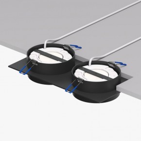 DK2092-BK Встраиваемый светильник FLAT, IP 20, до 15 Вт, GX53, LED, черный, алюминий в Соликамске - solikamsk.ok-mebel.com | фото 2