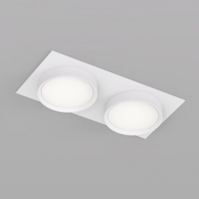 DK2092-WH Встраиваемый светильник FLAT, IP 20, до 15 Вт, GX53, LED, белый, алюминий в Соликамске - solikamsk.ok-mebel.com | фото 2