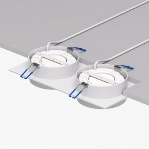 DK2092-WH Встраиваемый светильник FLAT, IP 20, до 15 Вт, GX53, LED, белый, алюминий в Соликамске - solikamsk.ok-mebel.com | фото 4