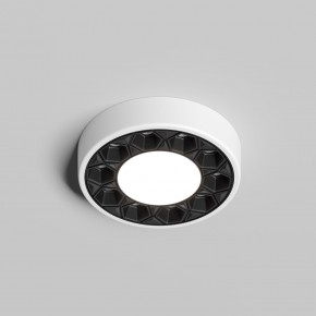 DK2440-WB Встраиваемый светильник DUAL 5+5 Вт, LED 4000K, IP 20, d90mm, белый/черный, алюминий/акрил в Соликамске - solikamsk.ok-mebel.com | фото 2