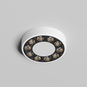 DK2440-WB Встраиваемый светильник DUAL 5+5 Вт, LED 4000K, IP 20, d90mm, белый/черный, алюминий/акрил в Соликамске - solikamsk.ok-mebel.com | фото 3