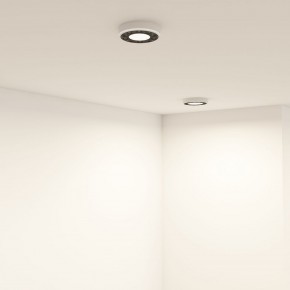 DK2440-WB Встраиваемый светильник DUAL 5+5 Вт, LED 4000K, IP 20, d90mm, белый/черный, алюминий/акрил в Соликамске - solikamsk.ok-mebel.com | фото 6