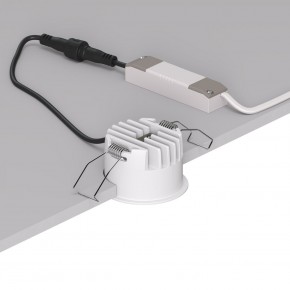 DK2510-WB Встраиваемый светильник SPACE со светодиодом d65 220V 8W 38° 4000К IP20 белый/черный алюминий в Соликамске - solikamsk.ok-mebel.com | фото 3