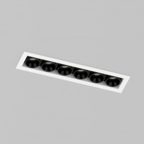 DK2514-WB Встраиваемый светильник SPACE со светодиодом L126mm 220V 10W 38° 4000К IP20 белый/черный алюминий в Соликамске - solikamsk.ok-mebel.com | фото 2
