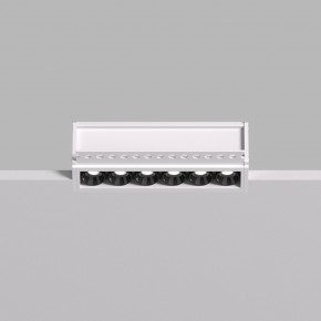 DK2531-WB Встраиваемый светильник SPACE со светодиодом под шпатлевку L126mm 220V 10W 38° 4000К IP20 белый/черный алюминий в Соликамске - solikamsk.ok-mebel.com | фото 3
