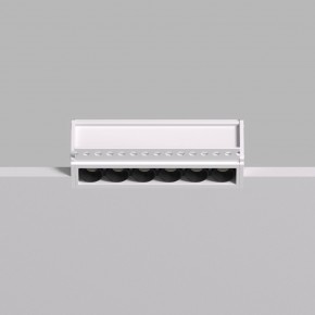 DK2531-WB Встраиваемый светильник SPACE со светодиодом под шпатлевку L126mm 220V 10W 38° 4000К IP20 белый/черный алюминий в Соликамске - solikamsk.ok-mebel.com | фото 4