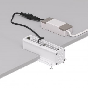 DK2531-WB Встраиваемый светильник SPACE со светодиодом под шпатлевку L126mm 220V 10W 38° 4000К IP20 белый/черный алюминий в Соликамске - solikamsk.ok-mebel.com | фото 5