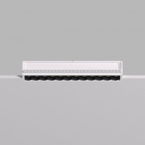 DK2532-WB Встраиваемый светильник SPACE со светодиодом под шпатлевку L240mm 220V 20W 38° 4000К IP20 белый/черный алюминий в Соликамске - solikamsk.ok-mebel.com | фото 4