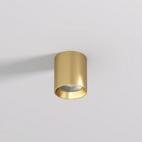 DK2610-SB Накладной светильник SHINE TUBE со светодиодом, D70*H80, IP20, 3000К, 10W, RA?90, сатинированная латунь, алюминий в Соликамске - solikamsk.ok-mebel.com | фото 2
