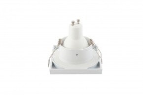 DK3014-WH Встраиваемый светильник влагозащ., IP 44, 50 Вт, GU10, белый, алюминий в Соликамске - solikamsk.ok-mebel.com | фото 5