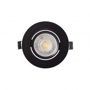 DK3020-BK Встраиваемый светильник, IP 20, 10 Вт, GU5.3, LED, черный, пластик в Соликамске - solikamsk.ok-mebel.com | фото