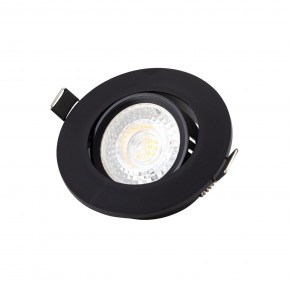 DK3020-BK Встраиваемый светильник, IP 20, 10 Вт, GU5.3, LED, черный, пластик в Соликамске - solikamsk.ok-mebel.com | фото 2