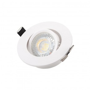 DK3020-WH Встраиваемый светильник, IP 20, 10 Вт, GU5.3, LED, белый, пластик в Соликамске - solikamsk.ok-mebel.com | фото 3