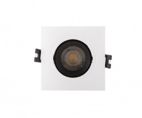 DK3021-WB Встраиваемый светильник, IP 20, 10 Вт, GU5.3, LED, белый/черный, пластик в Соликамске - solikamsk.ok-mebel.com | фото 1