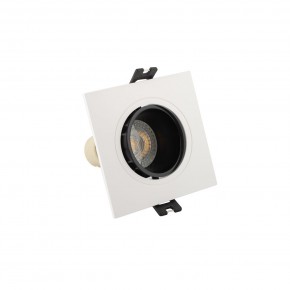 DK3021-WB Встраиваемый светильник, IP 20, 10 Вт, GU5.3, LED, белый/черный, пластик в Соликамске - solikamsk.ok-mebel.com | фото 2