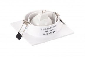 DK3021-WH Встраиваемый светильник, IP 20, 10 Вт, GU5.3, LED, белый, пластик в Соликамске - solikamsk.ok-mebel.com | фото 4