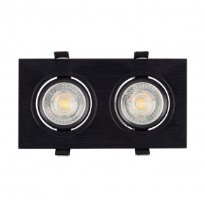 DK3022-BK Встраиваемый светильник, IP 20, 10 Вт, GU5.3, LED, черный, пластик в Соликамске - solikamsk.ok-mebel.com | фото 2