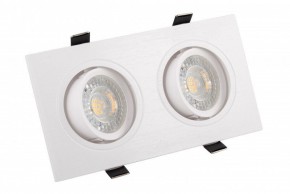 DK3022-WH Встраиваемый светильник, IP 20, 10 Вт, GU5.3, LED, белый, пластик в Соликамске - solikamsk.ok-mebel.com | фото