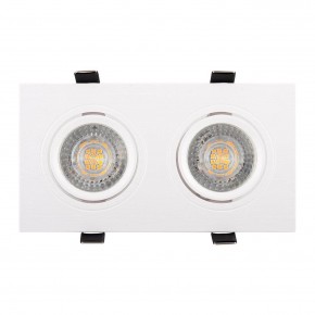 DK3022-WH Встраиваемый светильник, IP 20, 10 Вт, GU5.3, LED, белый, пластик в Соликамске - solikamsk.ok-mebel.com | фото 2