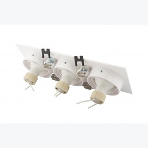 DK3023-WH Встраиваемый светильник, IP 20, 10 Вт, GU5.3, LED, белый, пластик в Соликамске - solikamsk.ok-mebel.com | фото 4